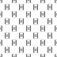 Pouch of cement pattern, simple style vector