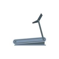 Treadmill icon flat isolated vector