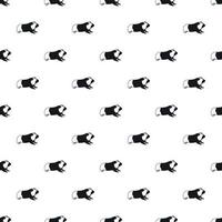 Hamster pattern, simple style vector