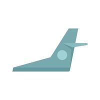 Aircraft repair fix icon flat isolated vector