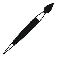 Classic nib icon simple vector. Artist kit vector