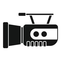 Camera icon simple vector. Video camcorder vector