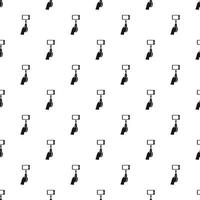 Hand holding selfie monopod stick pattern vector