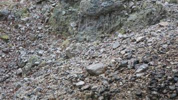 rocas de azufre en atracciones turísticas volcánicas foto