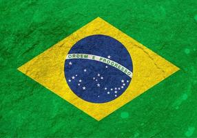 Brazilian flag texture as background photo