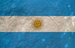 textura de la bandera argentina como fondo foto