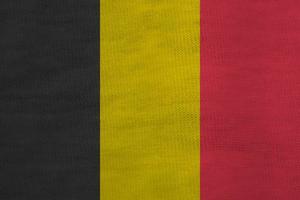 Belgian flag texture as background photo