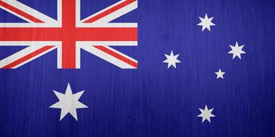 textura de la bandera australiana como fondo foto