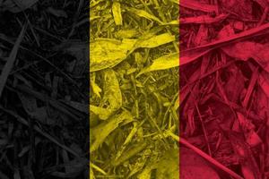 Belgian flag texture as background photo