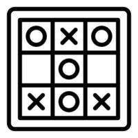 Tactical advantage game icon outline vector. Business decision vector