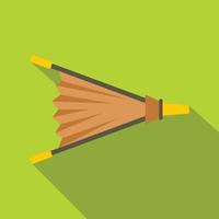 Fire bellows icon, flat style vector