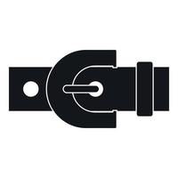 Buckle icon, simple style vector