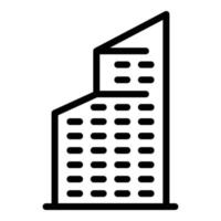 Clinic building icon outline vector. Modern city vector