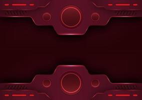 Red frame layout futuristic abstract technology or sports innovation vector background