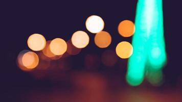 background blurred bokeh. Lights Ceremonies. Light the lights at night In celebrations photo