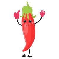 Cartoon vegetables Characters suitable for children's clothing designs vector