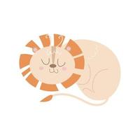 personajes de dibujos animados de animales lindos adecuados para diseños de ropa para niños vector