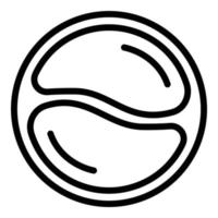 Eye patches icon outline vector. Mask patch vector