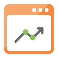 Trendy Website Dashboard vector