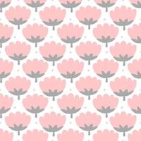 Seamless pattern with flowers. Patterns for decorating fabrics. Set of flowers and stripes. vector