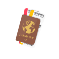 passeport. documents de voyage pour les agents d'immigration à l'aéroport avant de voyager png