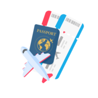 pasaporte. documentos de viaje para los oficiales de inmigración en el aeropuerto antes de viajar png