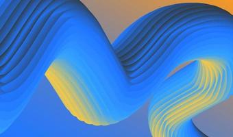 Abstract fluid wave. Modern poster with gradient 3d flow shape. Innovation background design for landing page. photo