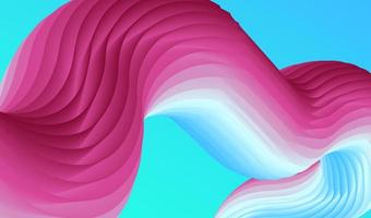 Abstract fluid wave. Modern poster with gradient 3d flow shape. Innovation background design for landing page. photo