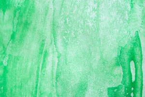 Abstract green watercolor background texture close up photo