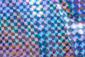 Holographic rainbow foil iridescent texture abstract hologram background photo