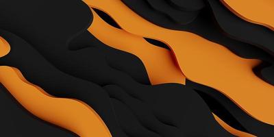 modern abstract background The paper cutting surface is layered and curved 3D illustration photo