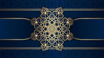 luxury background  with mandala ornament vector