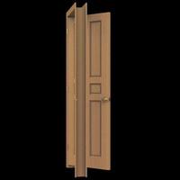 open isolated door closed 3d illustration rendering photo