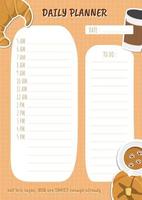 bakery and coffee document template vector