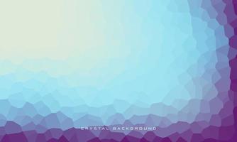 Gradient crystal background with blue color domination. Can be used for banner, poster, brochure, web page, cover, and other. Eps10 Vector design