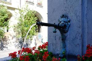 Ancient Tap on the Road in Bern, Switzerland. photo