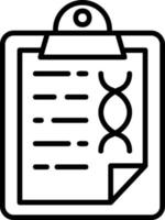 Dna Test Creative Icon Design vector
