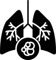 Lung Cancer Creative Icon Design vector