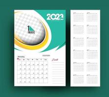 2023 Calendar Happy New Year Design vector illustration.