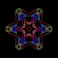 Abstract kaleidoscope background. Beautiful kaleidoscope seamless pattern. Multicolor mosaic texture. Seamless kaleidoscope texture. Unique kaleidoscope design vector