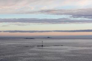 Cloudy Sea Views of the Baltic Sea at Sunrise photo