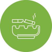 Broken Cigarette Vector Icon