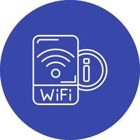 icono de vector de señal wifi