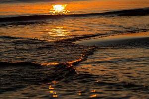 Baltic Sea Coast at Sunset photo