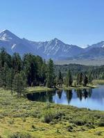 Beautiful landscape in the Altai mountains, Russia photo