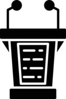 Lectern Creative Icon Design vector