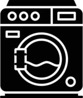 Washing Machine Creative Icon Design vector