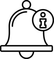 Notification Bell Creative Icon Design vector