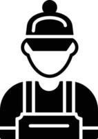 Worker Creative Icon Design vector