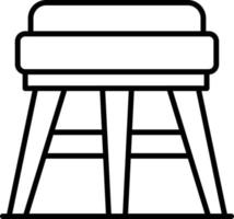 Stool Creative Icon Design vector